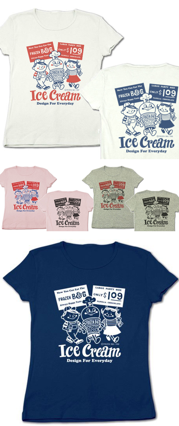 アイスクリームBoy&Girl☆アメリカンレトロ_レディースTシャツ.jpg