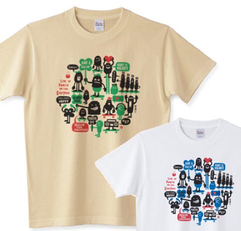 LOVE & HAPPINESS 〜 SK8・モンスター〜 Tシャツ