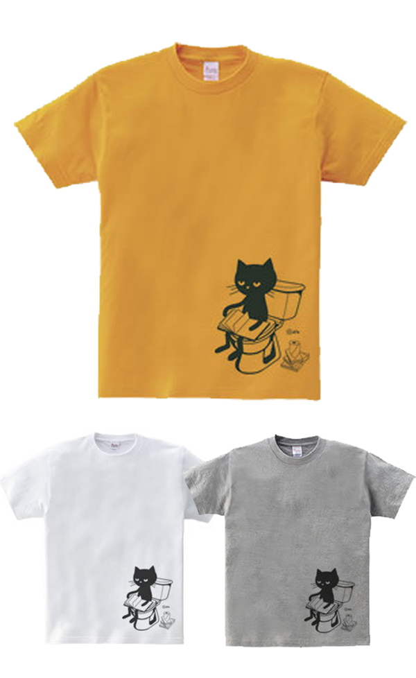 トイレット•キャット(トイレとねこ)Tシャツ_裾プリント.jpg