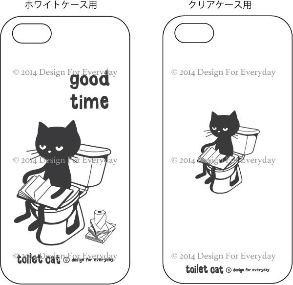 トイレット•キャット グラフィック_iphone5.5sケース.jpg