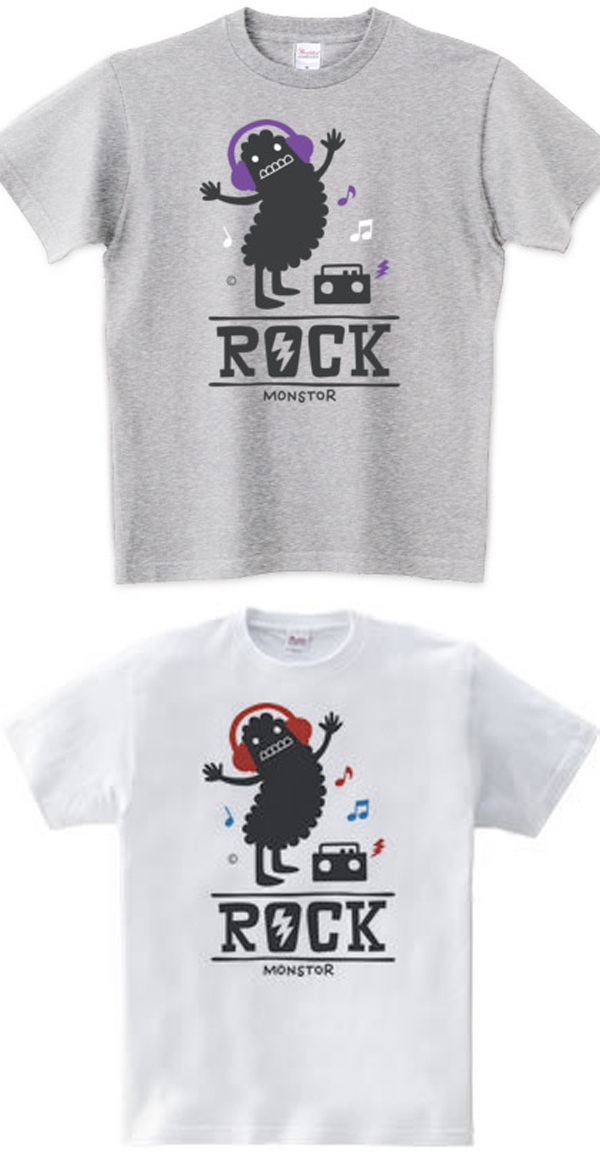 ヘッドフォンとモンスター_Tシャツ.jpg