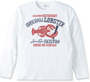 ボストン ベースボール ロブスター_長袖Tシャツ.jpg