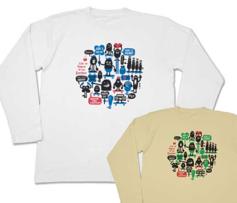 LOVE & HAPPINESS 〜 SK8・モンスター〜_ロンT_長袖Tシャツ.jpg