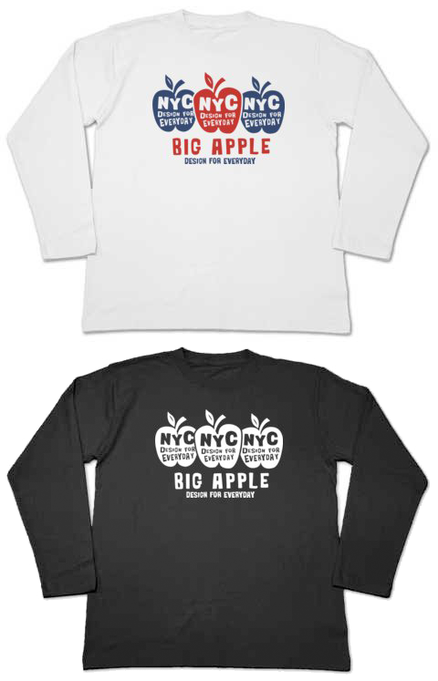 長袖Tシャツ_3Apples&NYC(Big Apple).png