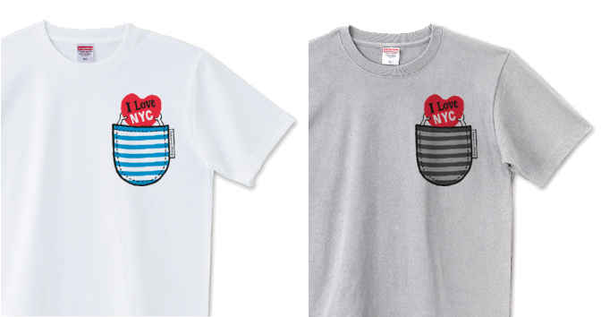 だまし絵 ボーダーポケット_Tシャツ_tt.jpg